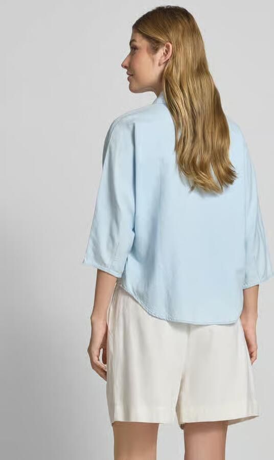 MOS MOSH Regular fit blouse in denimlook model 'Angelina'