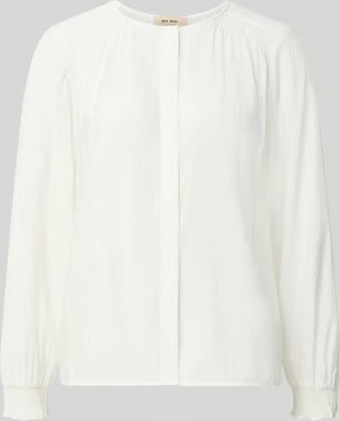 MOS MOSH regular fit blouse van viscosemix model 'Atelier Senti'