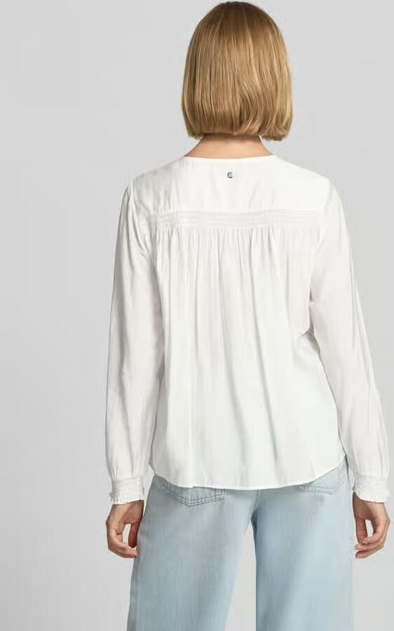 MOS MOSH regular fit blouse van viscosemix model 'Atelier Senti'