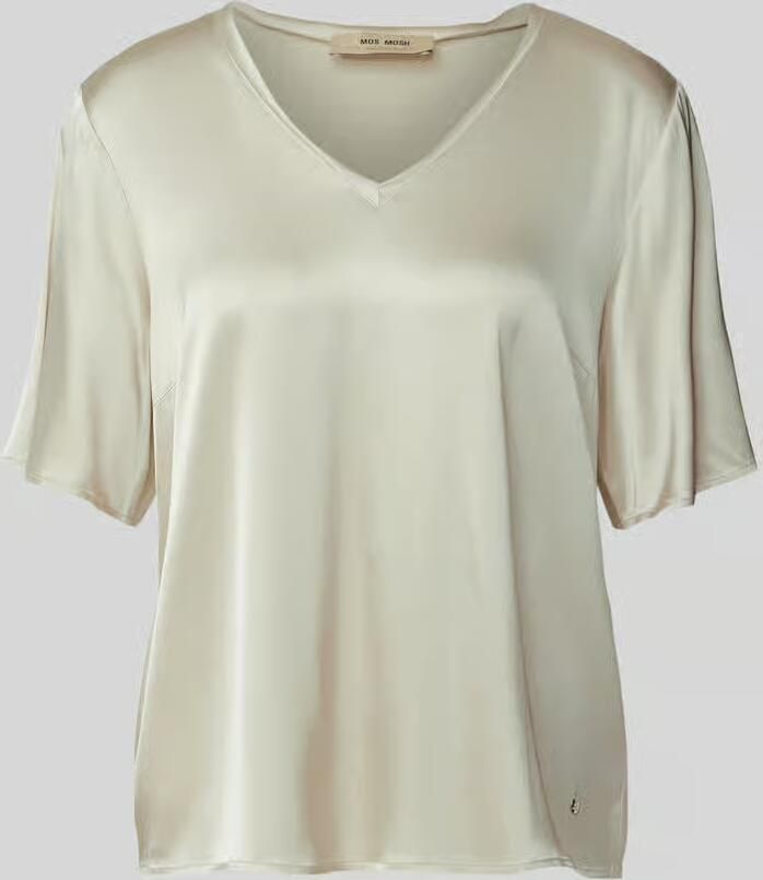 MOS MOSH Regular fit blouseshirt met V-hals model 'EVIE' - Foto 6