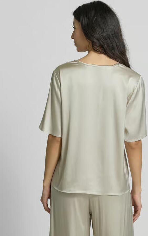 MOS MOSH Regular fit blouseshirt met V-hals model 'EVIE' - Foto 7
