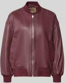 MOS MOSH Regular fit bomberjack van puur schapenleer model 'Ruby'
