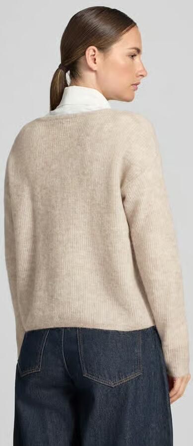 MOS MOSH regular fit gebreid vest van wol-alpacamix model 'Almine' - Foto 3