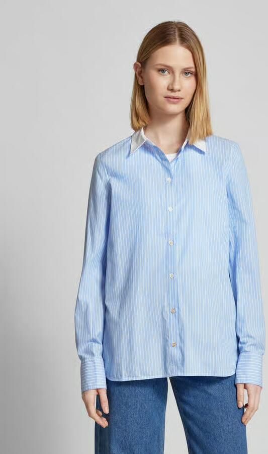 MOS MOSH Regular fit overhemdblouse met overhemdkraag model 'TAYLA' - Foto 3