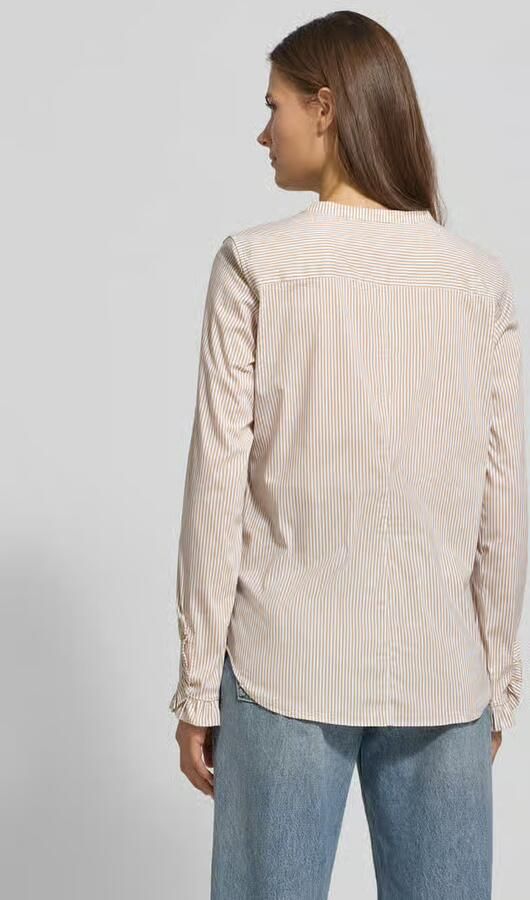 MOS MOSH Regular fit overhemdblouse met ronde hals model 'Mattie' - Foto 4