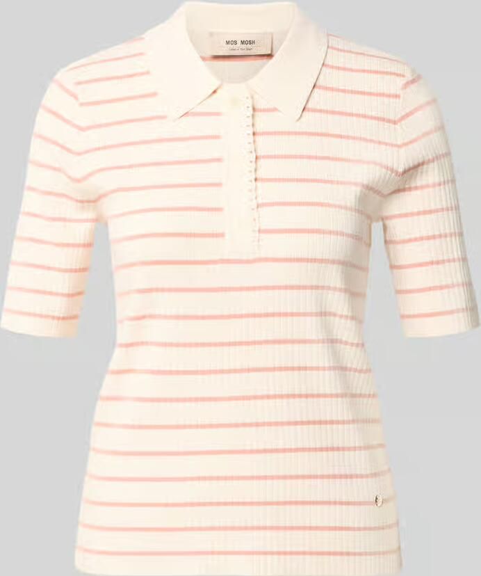 MOS MOSH regular fit poloshirt met streepmotief model 'Caliz Stripe' - Foto 2