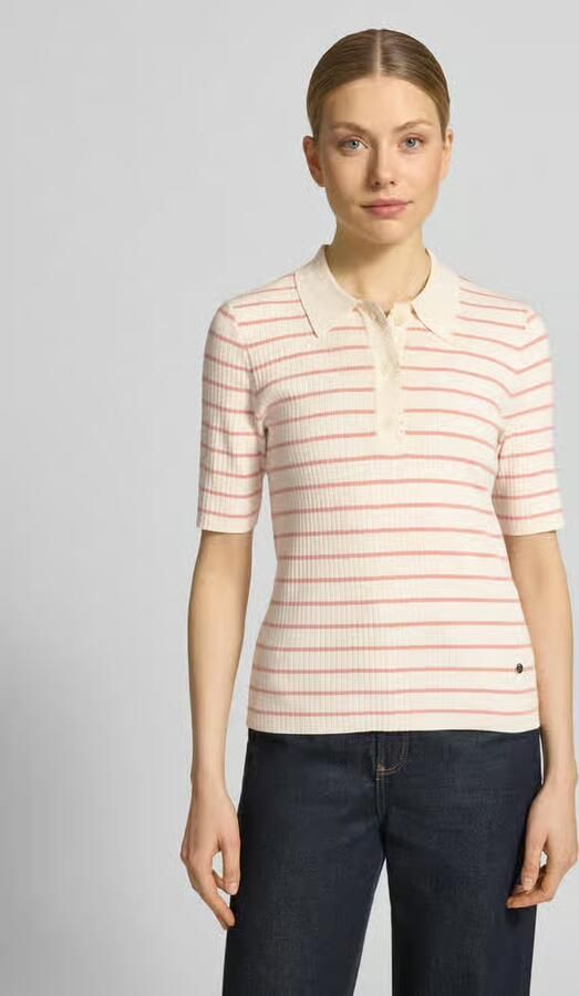 MOS MOSH regular fit poloshirt met streepmotief model 'Caliz Stripe' - Foto 3