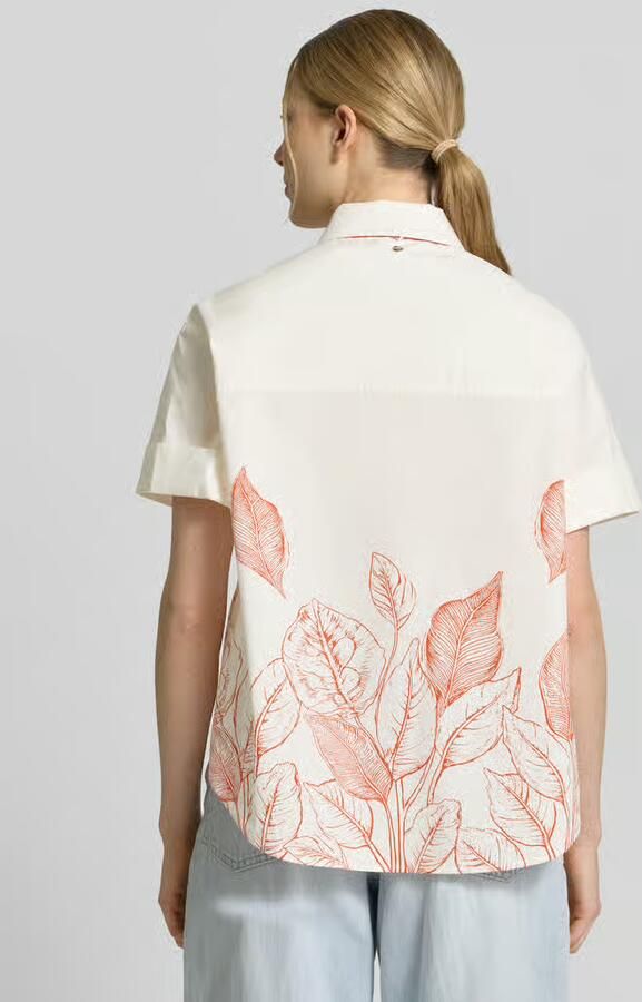 MOS MOSH regular fit strikblouse met motiefprint model 'Saras'