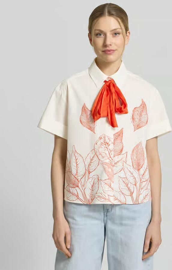 MOS MOSH regular fit strikblouse met motiefprint model 'Saras' - Foto 4