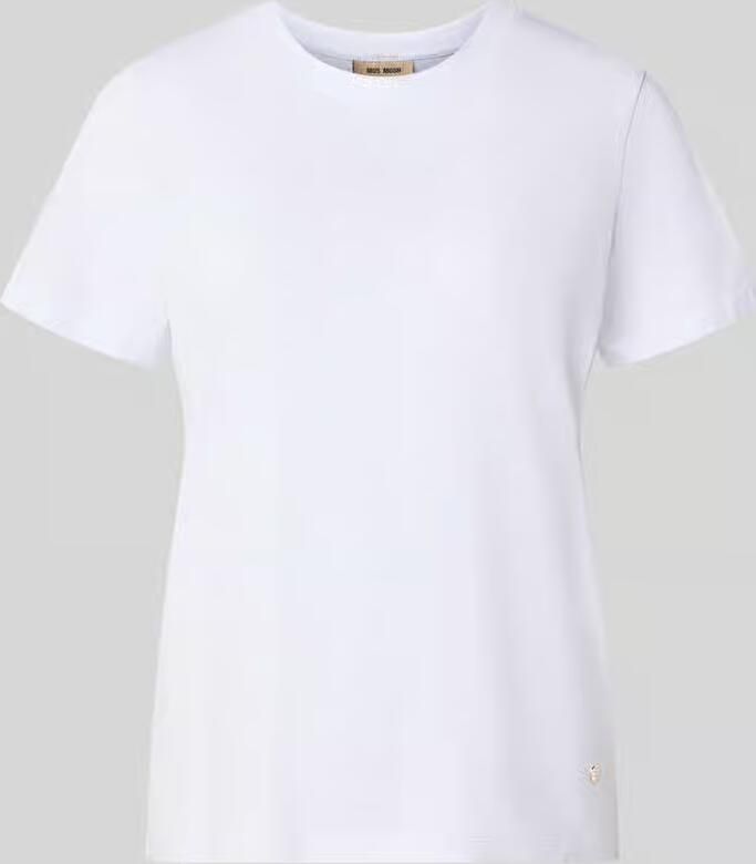 MOS MOSH Regular fit t-shirt met label-embleem model 'Dala'