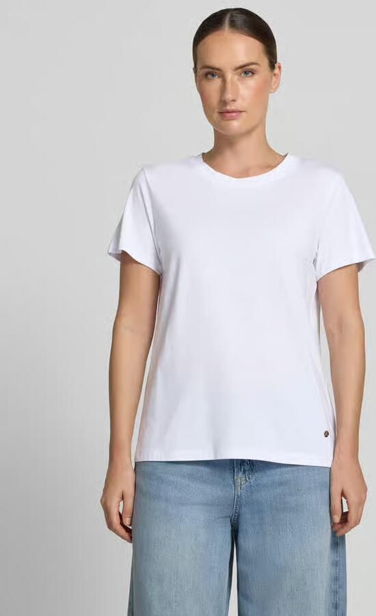 MOS MOSH Regular fit t-shirt met label-embleem model 'Dala' - Foto 2