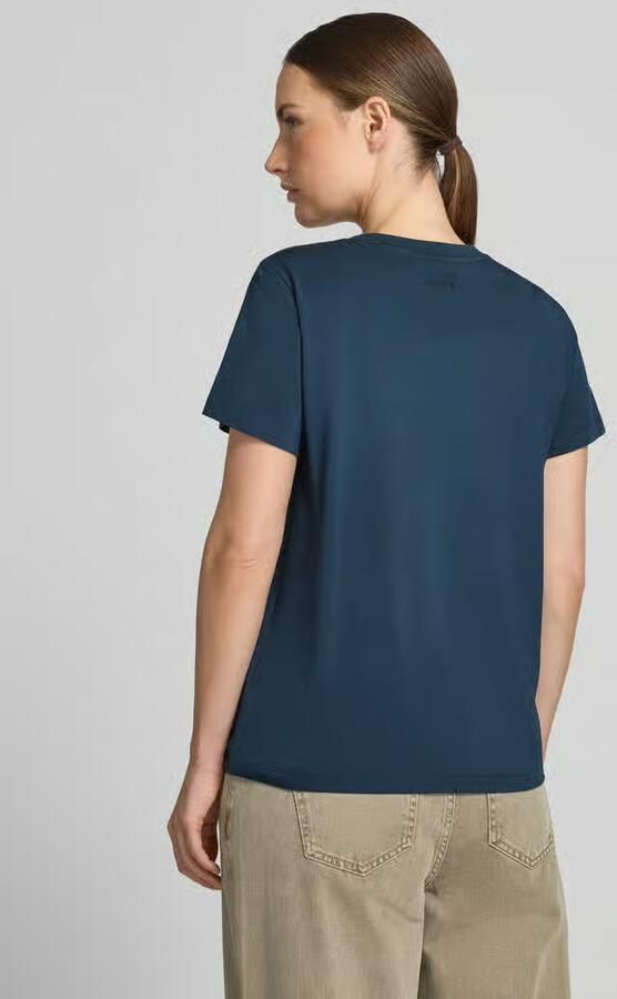 MOS MOSH Regular fit t-shirt met label-embleem model 'Dala' - Foto 2