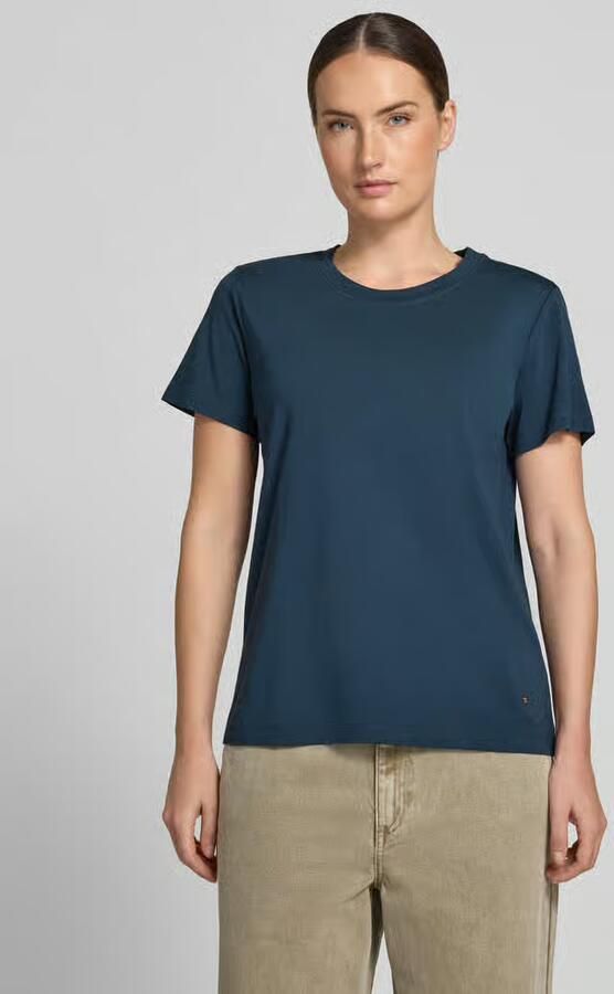 MOS MOSH Regular fit t-shirt met label-embleem model 'Dala' - Foto 3