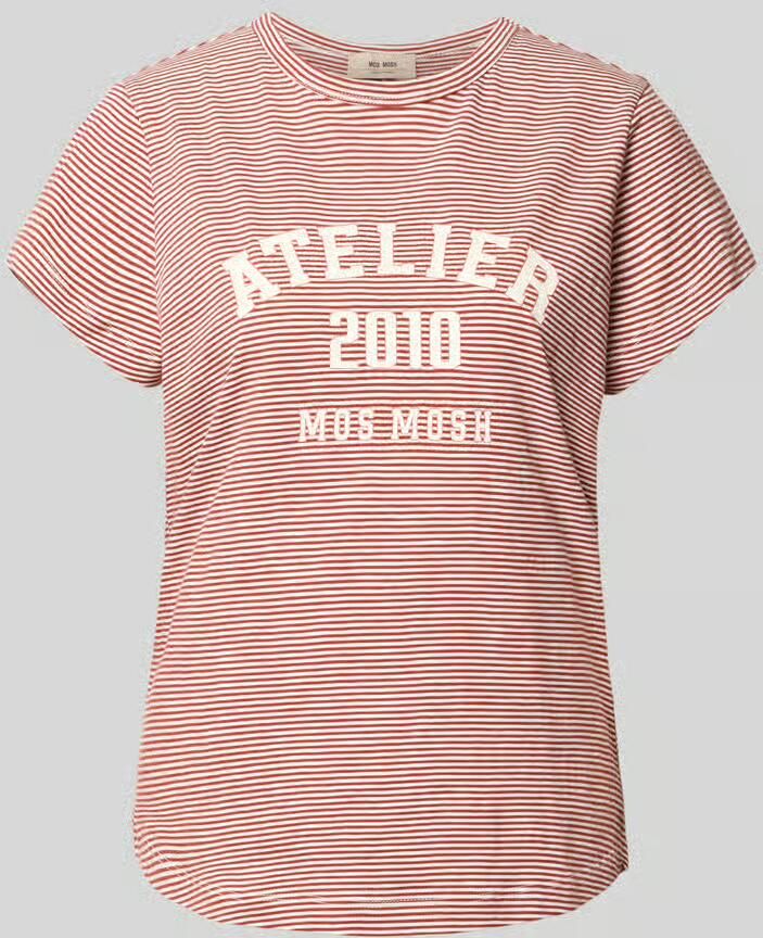MOS MOSH regular fit T-shirt met logoprint - Foto 2