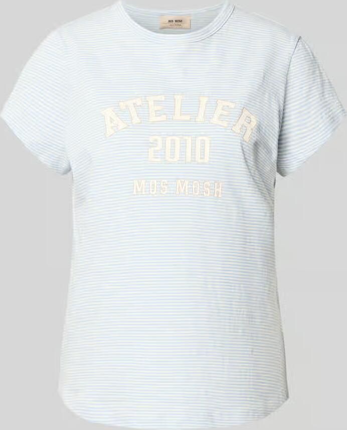 MOS MOSH regular fit T-shirt met logoprint - Foto 2