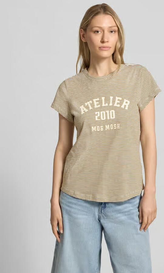 MOS MOSH regular fit T-shirt met logoprint model 'Camp' - Foto 2