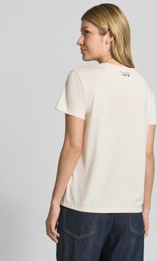 MOS MOSH Regular fit t-shirt met v-hals model 'Dala' - Foto 3