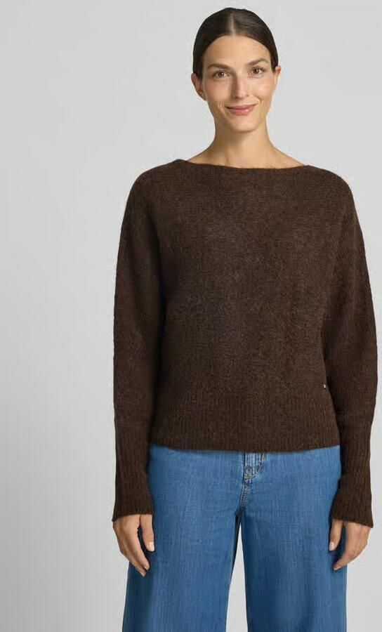 MOS MOSH regular fit trui in brei-look model 'Thora' - Foto 3