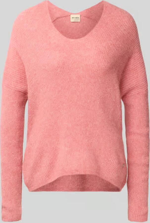MOS MOSH regular fit trui van wol-alpaca-mix model 'Thora' - Foto 2
