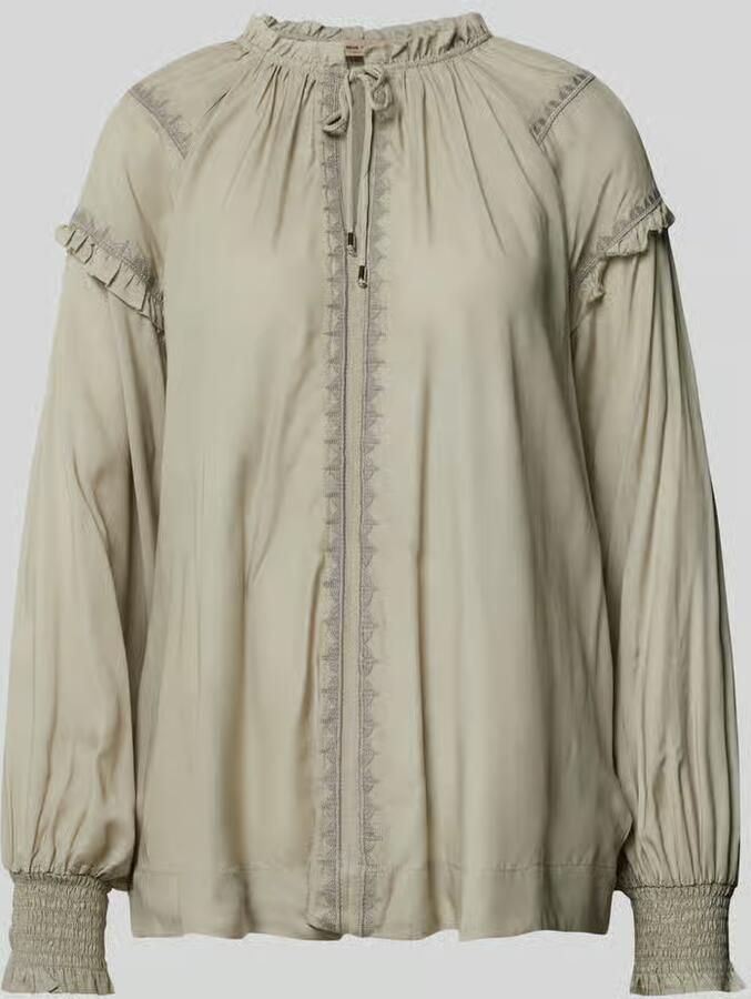 MOS MOSH Dames Blouses Mmmarb Sansa Emb Blouse Beige - Foto 6