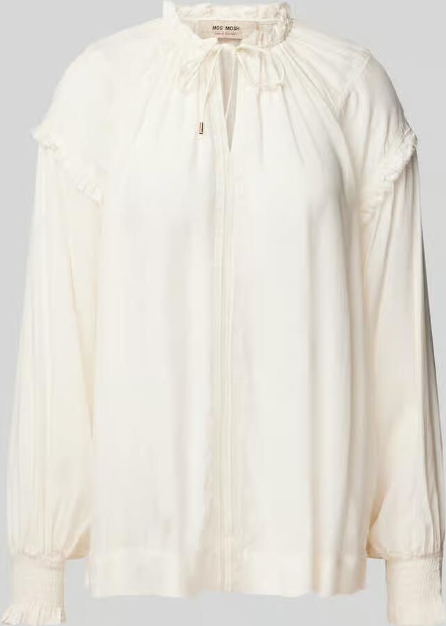 MOS MOSH Boho-geïnspireerde Geborduurde Blouse Ecru Beige Dames - Foto 6