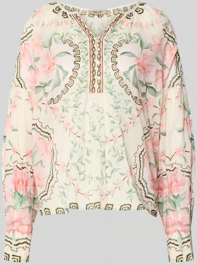 MOS MOSH relaxed fit blouse met tuniekhals model 'Wylde' - Foto 2