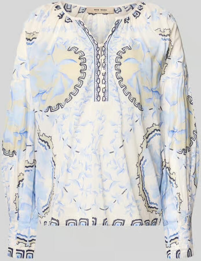 MOS MOSH relaxed fit blouse met tuniekhals model 'Wylde' - Foto 2