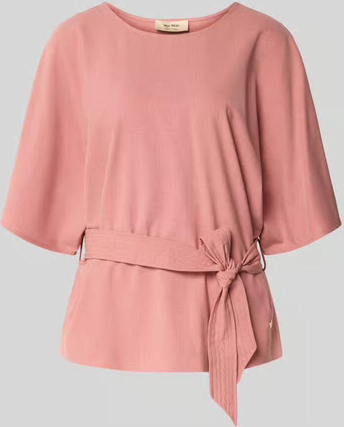MOS MOSH Relaxed fit blouse van viscosemix Model 'Rikas'