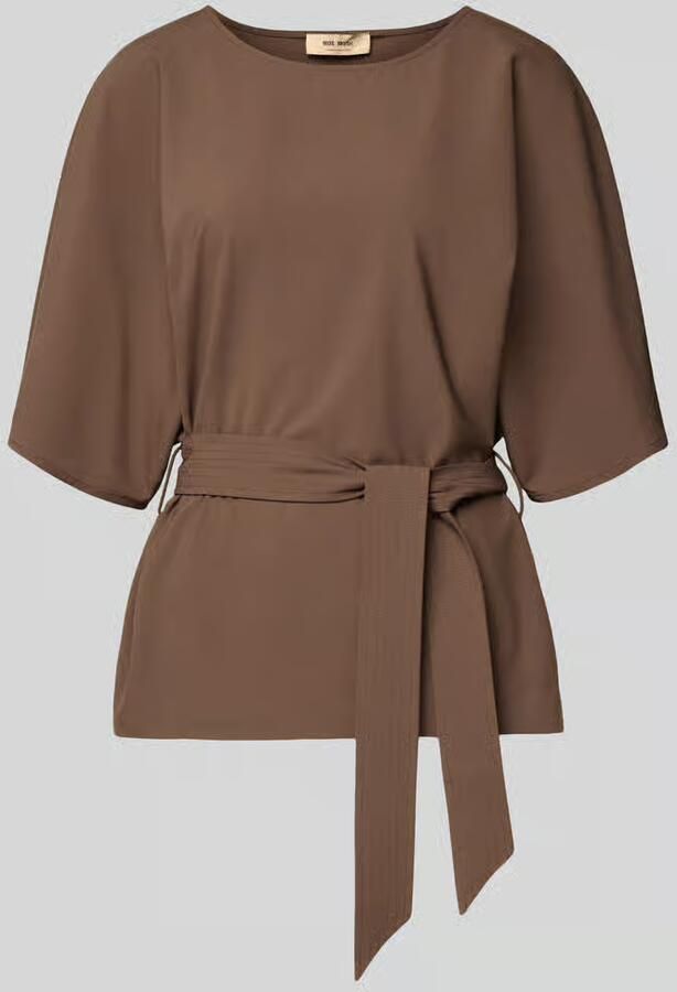 MOS MOSH Relaxed fit blouse van viscosemix Model 'Rikas'