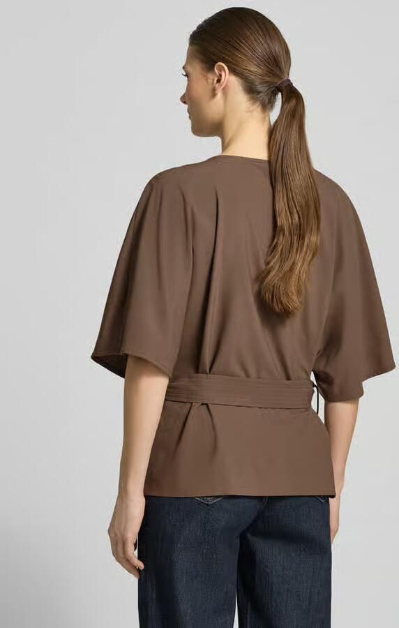 MOS MOSH Relaxed fit blouse van viscosemix Model 'Rikas'