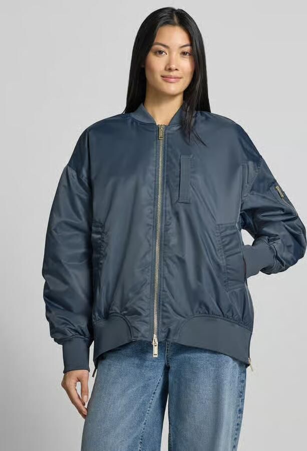MOS MOSH relaxed fit bomberjack met opstaande kraag model 'Ruby' - Foto 2