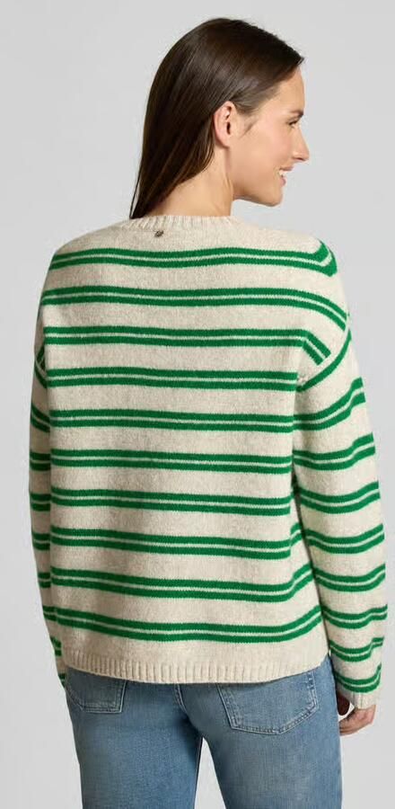 MOS MOSH Relaxed fit gebreide pullover van wolmix met kameelhaar-mix model 'Khai' - Foto 2