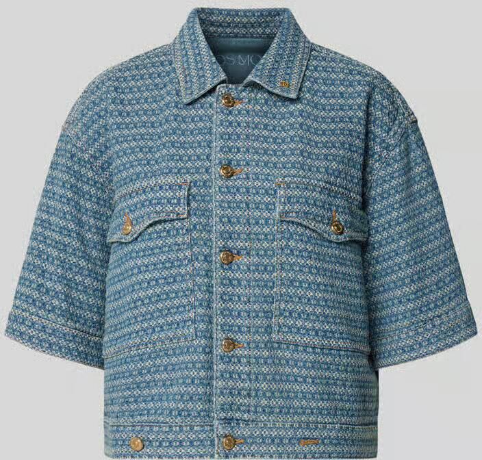 MOS MOSH relaxed fit jack in denimlook met borstzakken model 'Ebba' - Foto 5