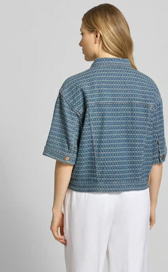 MOS MOSH relaxed fit jack in denimlook met borstzakken model 'Ebba' - Foto 6