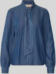 MOS MOSH relaxed fit overhemdblouse van lyocellmix model 'Paloma'