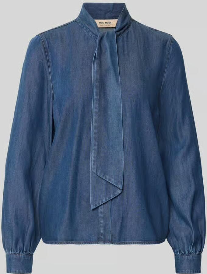 MOS MOSH relaxed fit overhemdblouse van lyocellmix model 'Paloma' - Foto 2