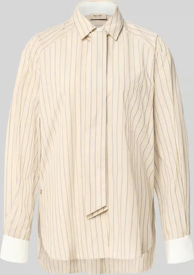 MOS MOSH relaxed fit overhemdblouse van puur katoen model 'Keeva' - Foto 8