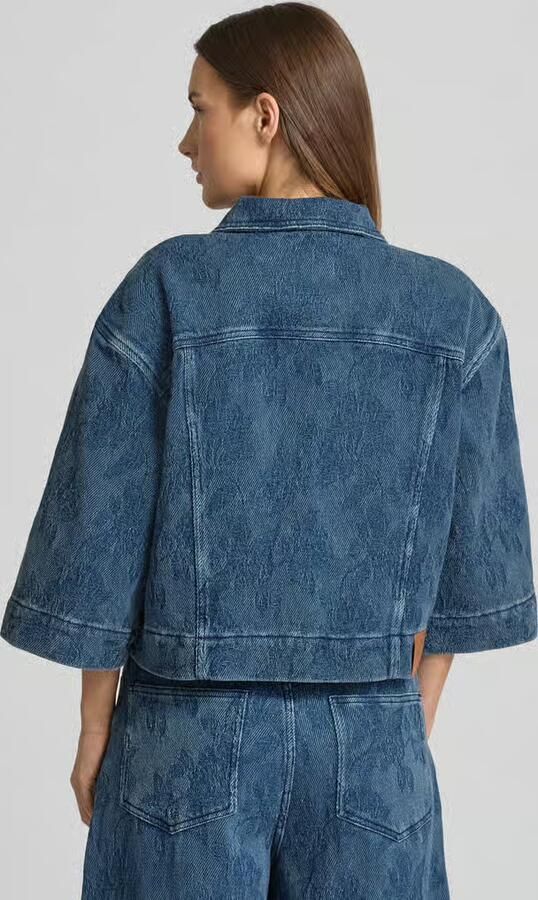 MOS MOSH Relaxed fit spijkerjack in denimlook model 'Penn' - Foto 4