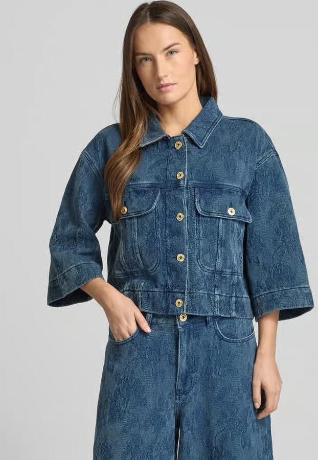 MOS MOSH Relaxed fit spijkerjack in denimlook model 'Penn' - Foto 3