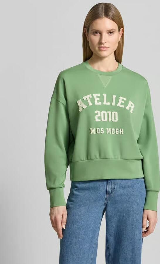 MOS MOSH relaxed fit sweatshirt van viscosemix model 'Nima' - Foto 5