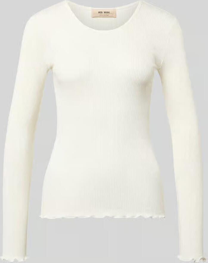 MOS MOSH Shirt met lange mouwen met zijdege Model 'Elaine'