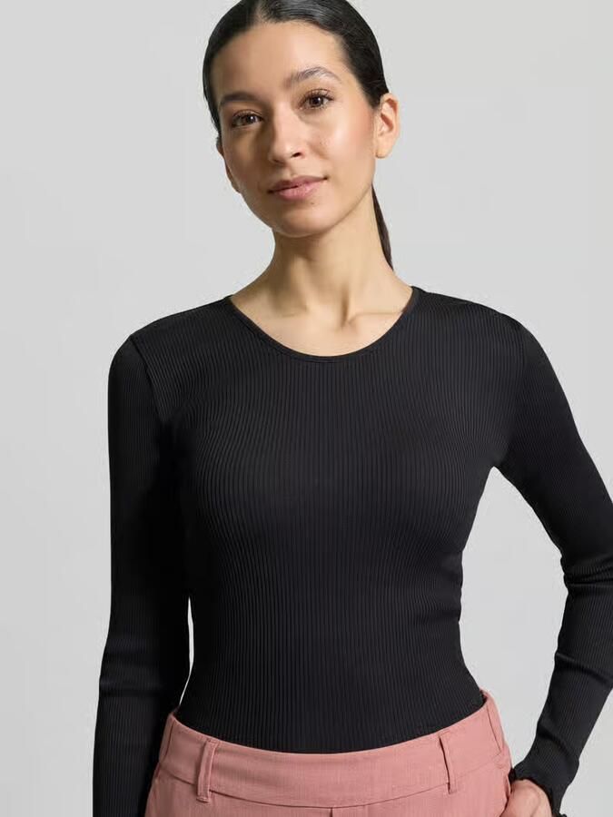 MOS MOSH Shirt met lange mouwen met zijdege Model 'Elaine' - Foto 2