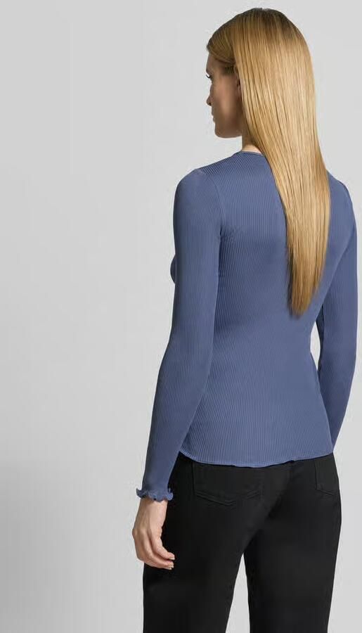 MOS MOSH Shirt met lange mouwen met zijdege Model 'Elaine'