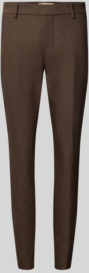 MOS MOSH Skinny fit pantalon met paspelzakken aan de achterkant model 'Abbey'