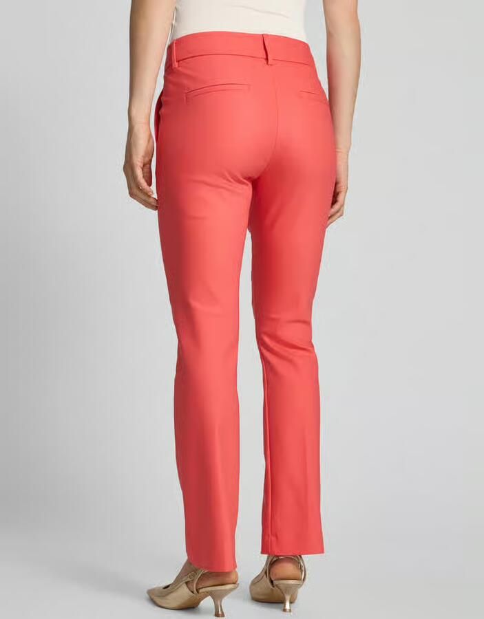MOS MOSH Slim fit stoffen broek met steekzakken model 'ELLEN'