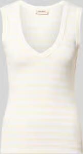 MOS MOSH slim fit top met V-hals model 'Elle'