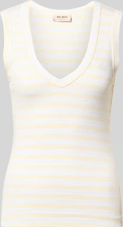 MOS MOSH slim fit top met V-hals model 'Elle' - Foto 2