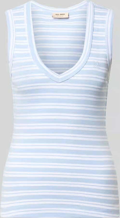 MOS MOSH slim fit top met V-hals model 'Elle' - Foto 2