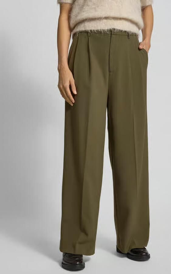 MOS MOSH Stoffen broek met bandplooien model 'Charlize' - Foto 2