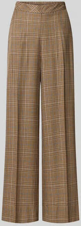 MOS MOSH Stoffen broek van mix van viscose en wol model 'Mie Kalif'